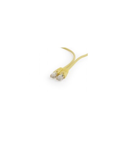 Gembird PP6U-0.25M/Y Latiguillo de red rj45 Cat6 U/UTP 0.25m amarillo
