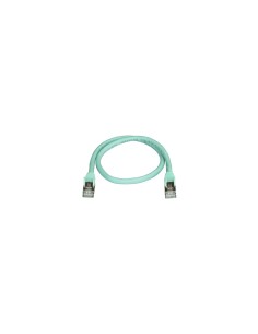 StarTech.com Cable de 0,5m de Red Ethernet RJ45 Cat6a Blindado STP - Cable sin Enganche Snagless - Aguamarina 2