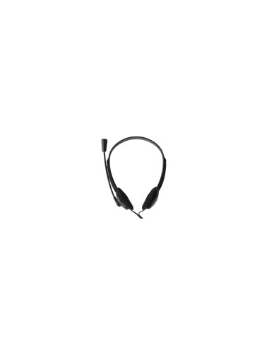 iggual Easy Call Auriculares Alámbrico Diadema Oficina/Centro de llamadas Negro