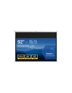 iggual PSIMS203 pantalla de proyección 2,34 m (92") 16:9