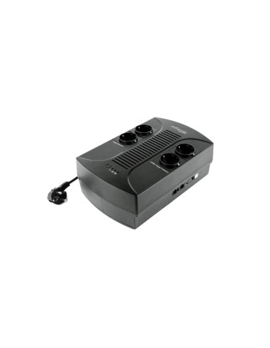 EnerGenie EG-UPS-001 sistema de alimentación ininterrumpida (UPS) Línea interactiva 0,65 kVA 390 W 4 salidas AC