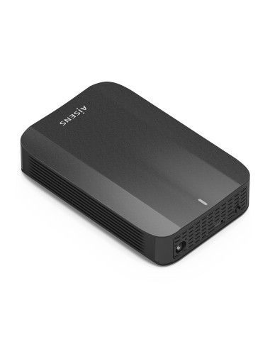 AISENS Caja Externa, 3,5" SATA a USB-C USB3.1 GEN1, Negro