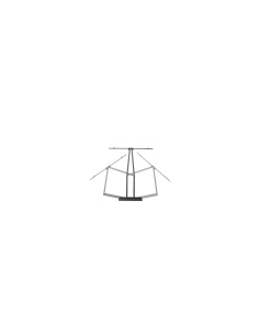 AISENS Soporte Eco Giratorio, Inclinable y Nivelable para Monitor/TV 60kg de 43"-90", Negro 2