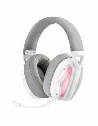Auriculares gaming blancos inalámbricos BE46: calidad.