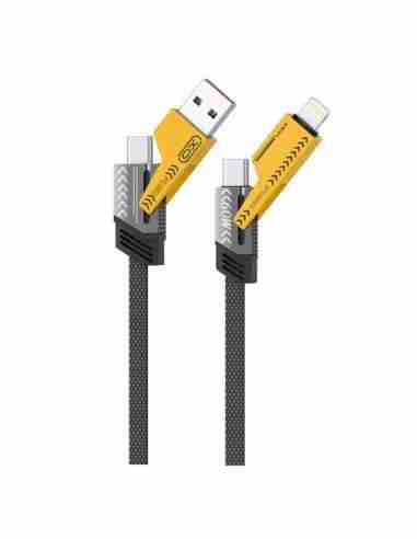 CABLE 4 EN 1 65W  3.0A MULTIFUNCIÓN