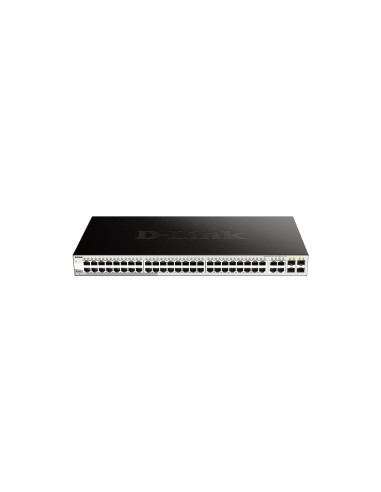 D-Link DGS-1210-52 Gestionado L2 Gigabit Ethernet (10/100/1000) 1U Negro
