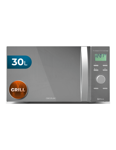 Microondas 30L Con Grill Proclean 9110 Full Inox