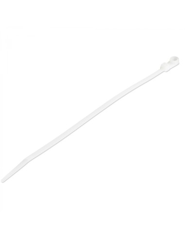 StarTech.com Bridas sujetacables de 20cm con perforación de montaje - 4 mm de ancho, para grupo de cables de 52 mm, soportan 22 