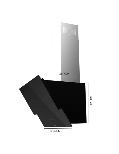 Bolero Flux DT 608001 Glass Black A++