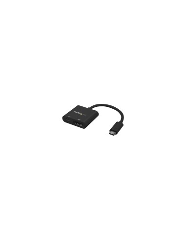 StarTech.com Adaptador Gráfico Externo USB-C a DisplayPort con Entrega de Potencia - Adaptador de VÍ­deo Externo USBC - USB Tipo