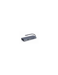 Gembird A-CM-COMBO7-01 hub de interfaz USB 3.2 Gen 1 (3.1 Gen 1) Type-A 625 Mbit/s Gris 2