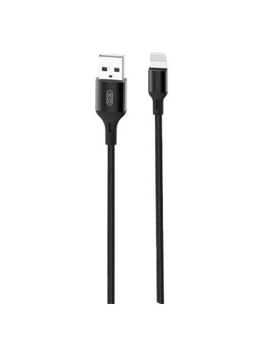 CABLE NB143 CORDON USB - LIGHTNING 2.4A 1MTR  NEGRO