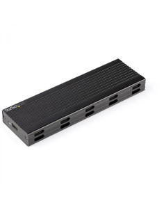 StarTech.com Caja Externa USB-C de 10Gbps a NVMe M.2 or SSD SATA M.2 - Carcasa de Aluminio Portátil para SSD NGFF M.2 PCIe/SATA 