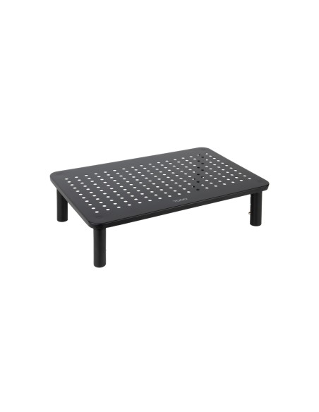 TooQ Soporte Elevador Multiusos para Monitor/Portátil, Negro