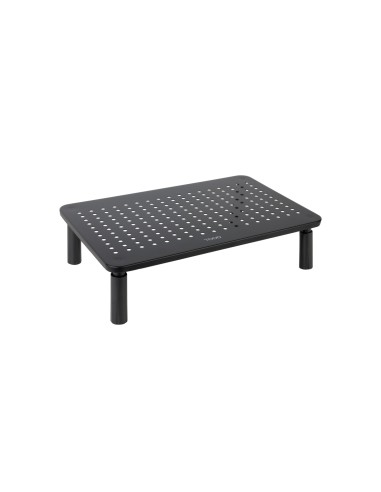 TooQ Soporte Elevador Multiusos para Monitor/Portátil, Negro