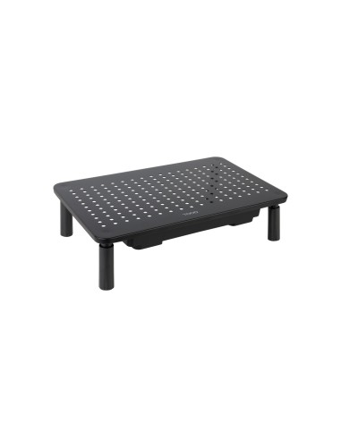 TooQ Soporte Elevador Multiusos para Monitor/Portátil, Negro