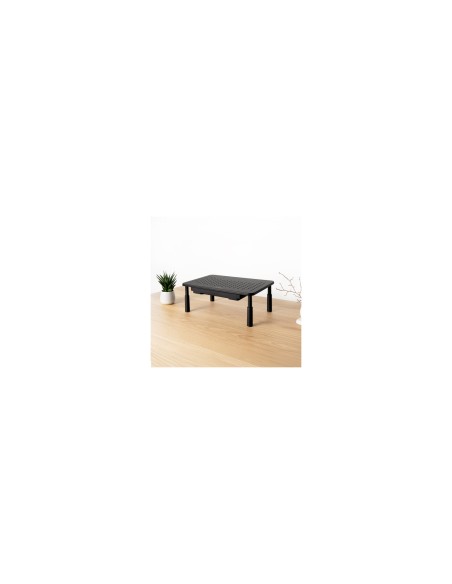 TooQ Soporte Elevador Multiusos para Monitor/Portátil, Negro