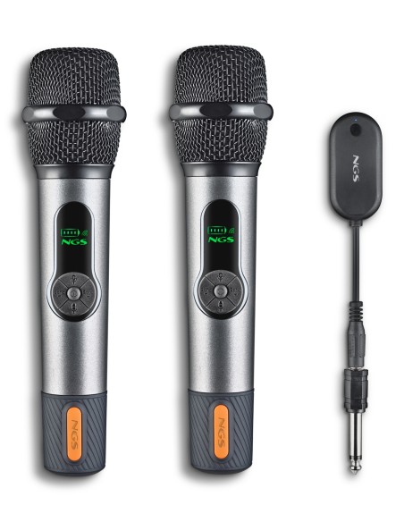 NGS SINGER STAR DUO Negro Micrófono vocal