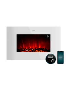 Chimenea eléctrica ReadyWarm 3590 Flames Connected White