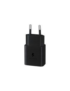 SAMSUNG POWER WALL CHARGER 15W USB-C BLACK + CABLE USB-C TO USB-C 1M BLACK EP-T1510XBEGEU 2