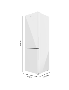 Bolero CoolMarket Combi 250 White Glass D 2