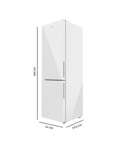 Bolero CoolMarket Combi 250 White Glass D