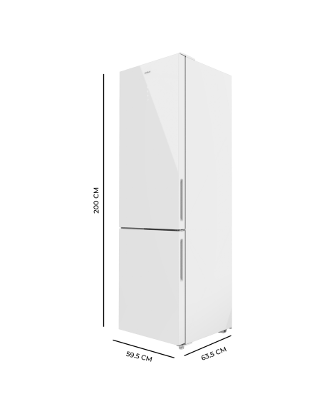 Bolero CoolMarket Combi 356 White Glass E