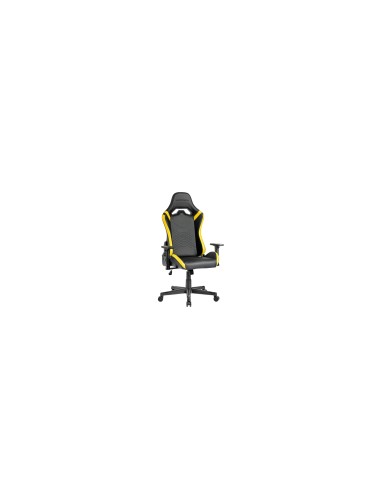 Mars Gaming MGC-PRO, Silla Gaming Profesional, Acabado Cuero PU, Reposabrazos 2D y Respaldo Reclinable 135°, Cojines Lumbar y Ce