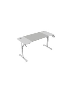 Mars Gaming MGD-ERGO140, Mesa Altura Ajustable 3 Posiciones, Superficie Ergonómica, Estructura Metálica, Alfombrilla XXL, Soport
