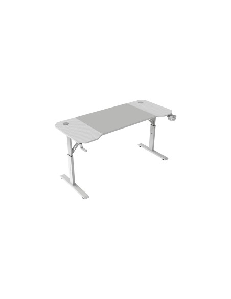 Mars Gaming MGD-ERGO140, Mesa Altura Ajustable 3 Posiciones, Superficie Ergonómica, Estructura Metálica, Alfombrilla XXL, Soport