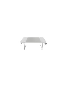 Mars Gaming MGD-X140, Mesa Gaming Ergonómica, Superficie en Fibra de Carbono, Estructura Metálica, Alfombrilla XXL, Soporte Auri