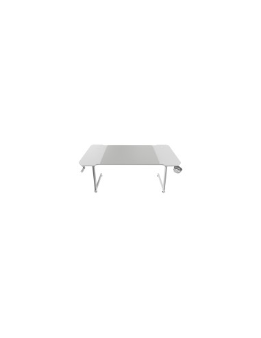 Mars Gaming MGD-X140, Mesa Gaming Ergonómica, Superficie en Fibra de Carbono, Estructura Metálica, Alfombrilla XXL, Soporte Auri
