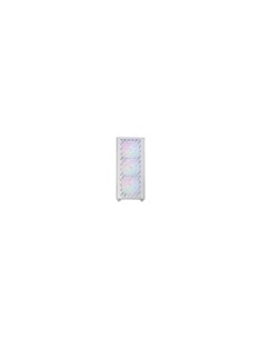 Mars Gaming MC-GEO, Caja Gaming ATX, 4x Ventiladores FRGB Rainbow 12cm, Panel Frontal Mesh Geométrico, Ventana Lateral Cristal T