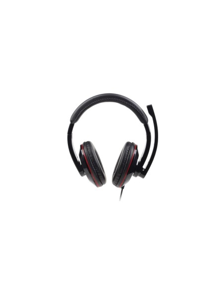 Gembird MHS-U-001 auricular y casco Auriculares Alámbrico Diadema Llamadas/Música Negro