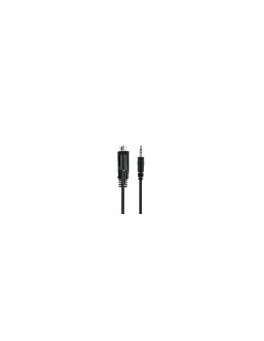 StarTech.com Cable de 1m Serie DB9 a 3,5mm para la Configuración de Dispositivos Serie - Cable RS232 DB9 macho a 3,5 mm para Cal