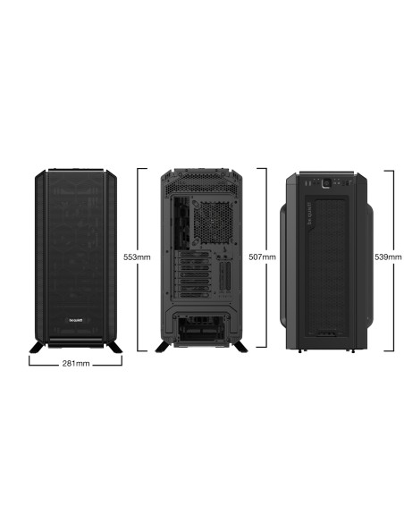 Caja torre be quiet e-atx silent base 802 negro BG039