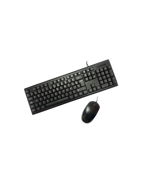 COMBO TECLADO/RATON COOLBOX USB NEGRO (PC-CASE)