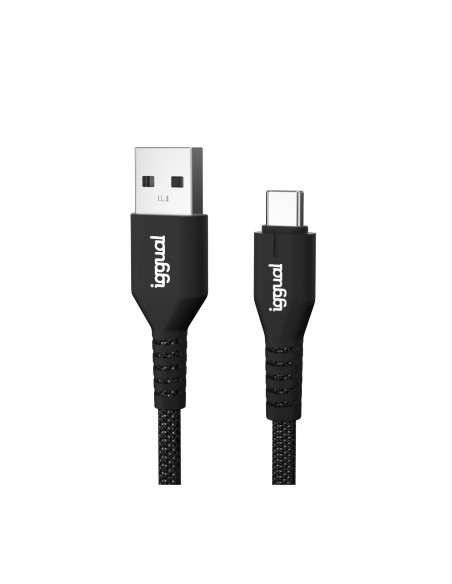 iggual IGG320006 cable USB USB 2.0 1,8 m USB A USB C Negro
