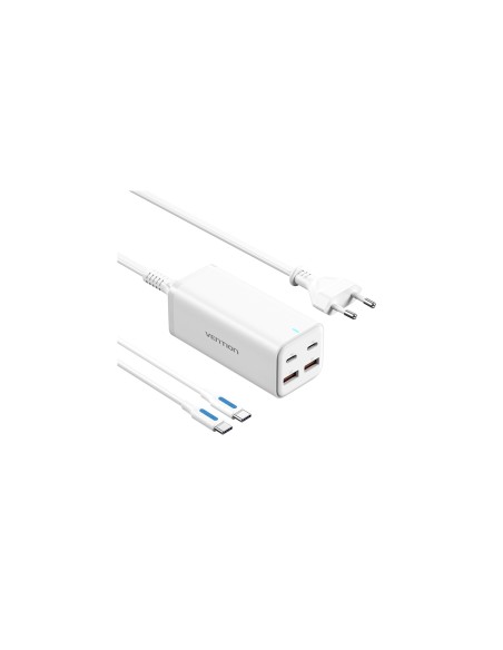 Vention Cargador de Pared FBSWG-EU/ 2xUSB Tipo-C/ 2xUSB/ 100W