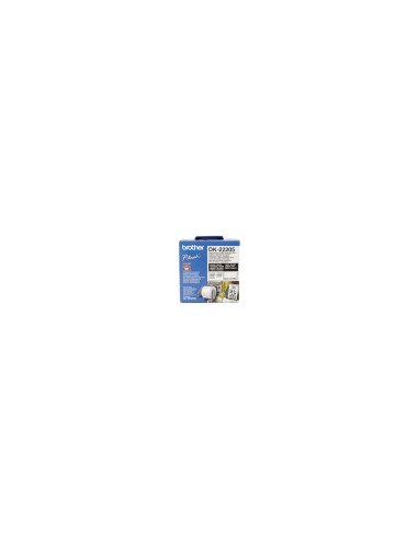 ETIQUETA IMPRESORA BROTHER DK-22205 62X30MM 1 UNIDAD BLANCA DK22205