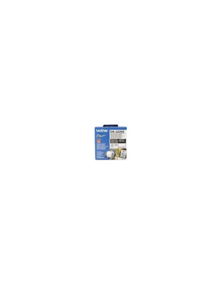 ETIQUETA IMPRESORA BROTHER DK-22205 62X30MM 1 UNIDAD BLANCA DK22205