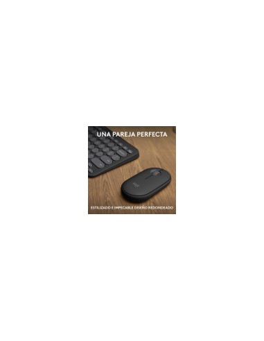 Logitech Pebble 2 Combo teclado Ratón incluido RF Wireless + Bluetooth QWERTY Español Grafito