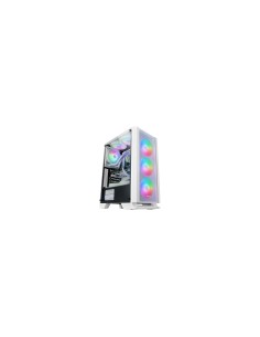 Mars Gaming MC-C Blanco Caja PC ATX Panel Frontal Metal-Mesh Cristal Templado 3 Ventiladores Frontales FRGB 120mm 2