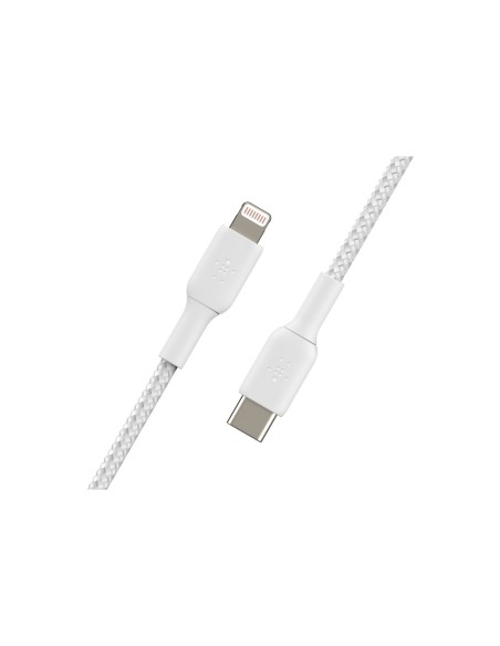 Cable Belkin de conector Lightning macho/USB C macho 1 m Blanco