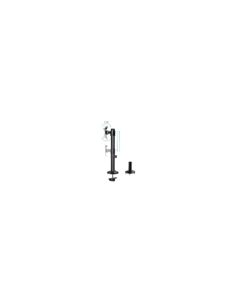 TooQ Soporte de Mesa para Pantallas 17"-32", Color Negro
