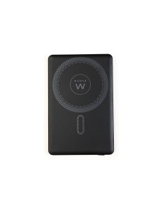 Ewent EW1160 batería externa Polímero de litio 5000 mAh Cargador inalámbrico Negro