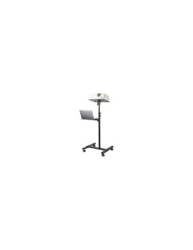 StarTech.com Soporte Móvil para Proyector y Ordenador Portátil - Carrito de Servicio Pesado para Proyector (2 Estantes) - de Alt