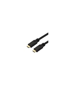 StarTech.com Cable de 15m HDMI con ethernet de alta velocidad Activo 4K - Cable HDMI CL2 para Instalación en Pared - Negro