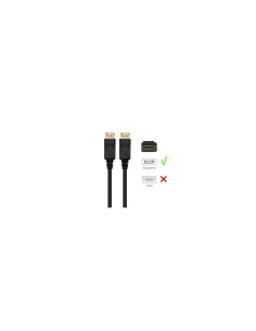 Ewent EC1411 cable DisplayPort 2 m Negro 2