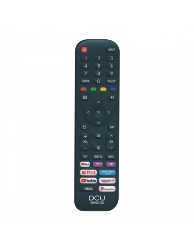 DCU Advance Tecnologic 30902030 mando a distancia IR inalámbrico TV Botones